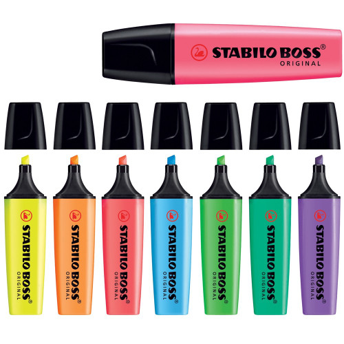 STABILO BOSS HIGHLIGHTER 8 Assorted