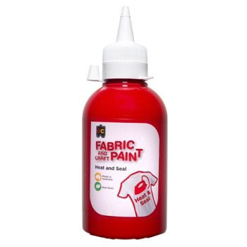 FABRIC AND CRAFT PAINT 250ML RED