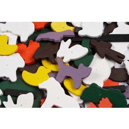 HAMMER-IT FARM WOODEN SHAPES 300G (150PCS)