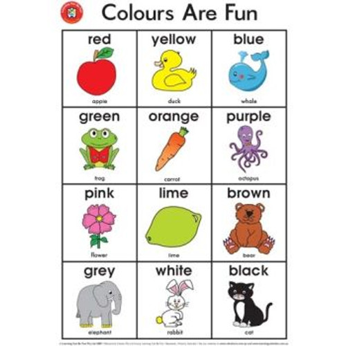 COLOURS ARE FUN POSTER