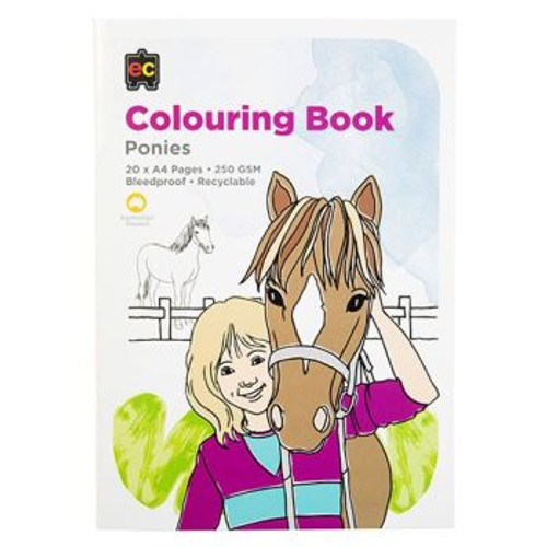 PONIES COLOURING BOOK