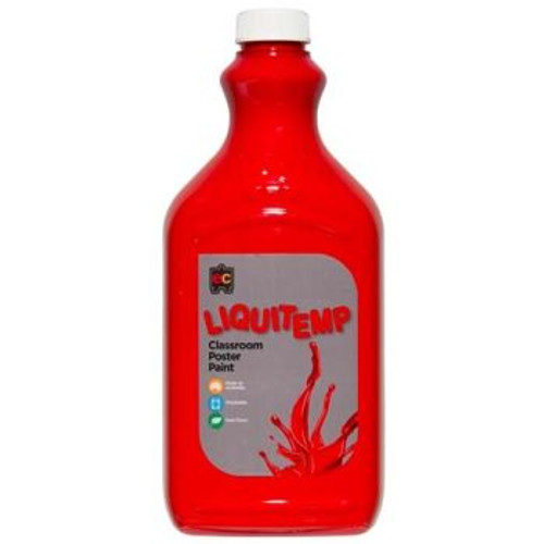 LIQUITEMP POSTER PAINT 2L BRILLIANT RED