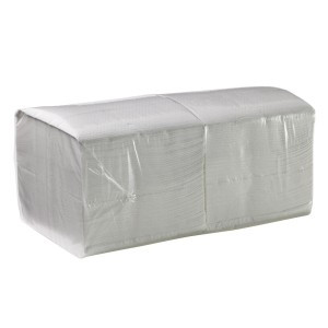 DURO 1 PLY LUNCH NAPKINS WHITE Ctn3000