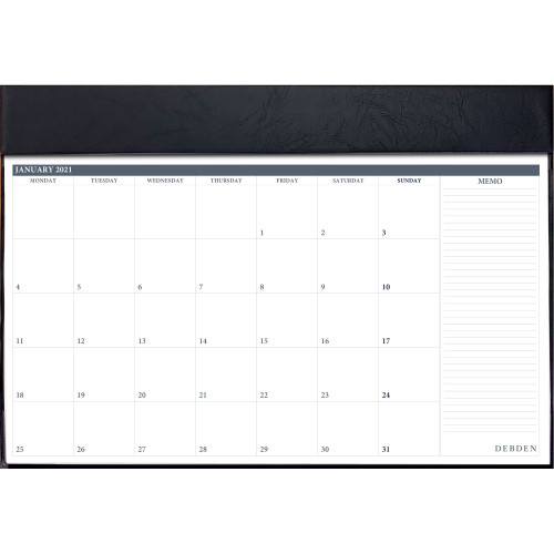 DEBDEN TABLETOP PLANNER 375 x 545mm Month To View Executive (2024)