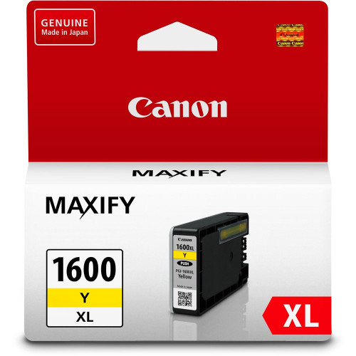 CANON PGI-1600XL YELLOW INK CARTRIDGE 900PG Suits Canon MB2060 / MB2360