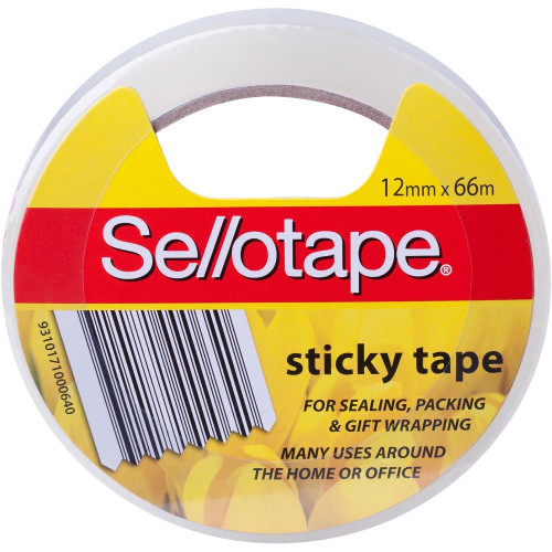 SELLOTAPE STICKY TAPE 12mmx66m Clear