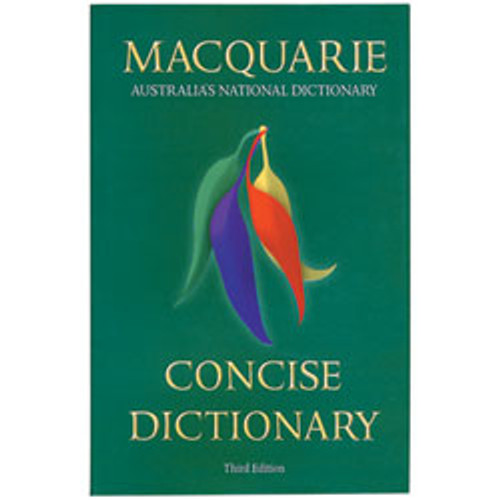 MACQUARIE CONCISE DICTIONARIES Paper Back Edition