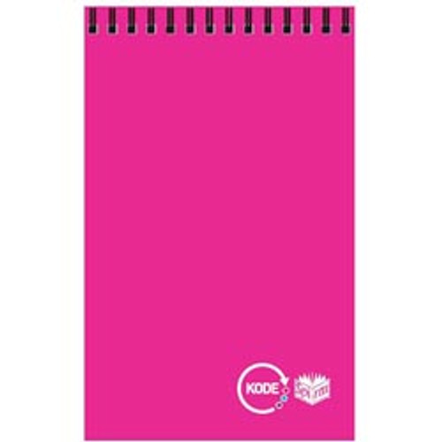 SPIRAX KODE PP NOTEBOOKS 76x112 Pocket Assorted Colours (Each)