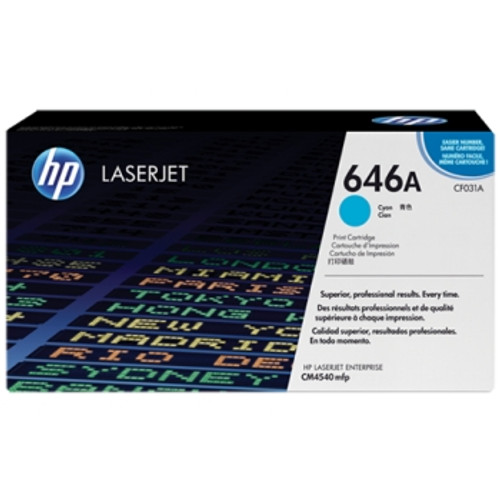 HP 646A ORIGINAL CYAN TONER CARTRIDGE Suits LJ CM4540