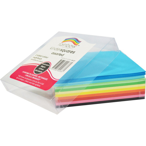 KINDER SHAPES Matte 127mm Squares, Pk360