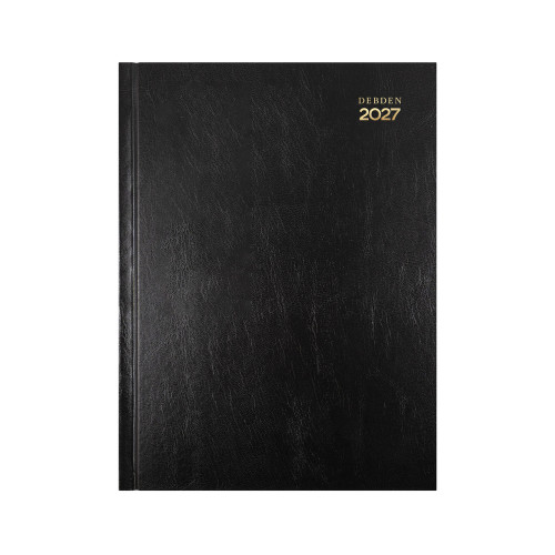 DEBDEN KYOTO DIARY A4 Week To Opening 1Hr Black (Pre-Order Now for 2027) ** ETA 30/9/2026 **