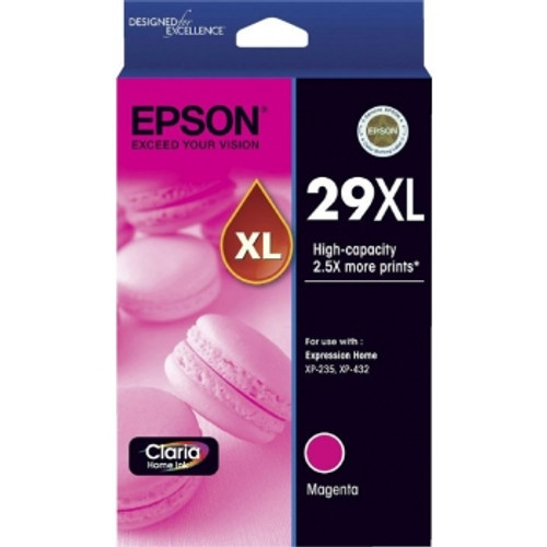 EPSON 29XL MAGENTA INK CARTRIDGE (C13T299392) SUITS EPSON XP-235 XP-332 XP-335 XP-432 XP-435 - HY