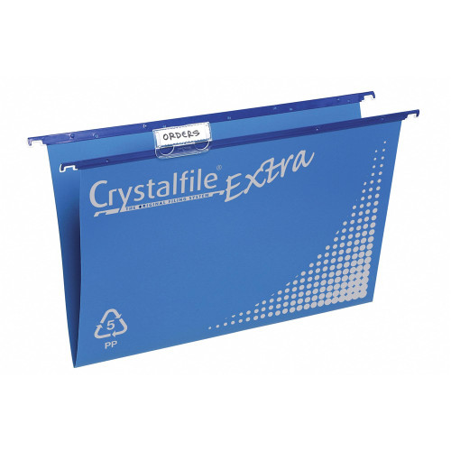 CRYSTALFILE EXTRA POLYPROPYLENE SUSPENSION FILES Complete Blue, Bx20
