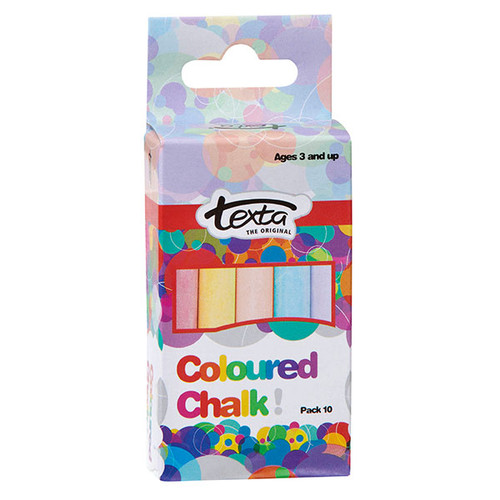 TEXTA CHALK COLOURED BOX 10