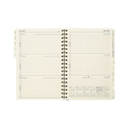 DEBDEN ELITE SERIES DIARIES A5 Refill 1 Day To Page (Suits #1100 Diary) (Pre-Order Now for 2027) ** ETA 30/9/2026 **