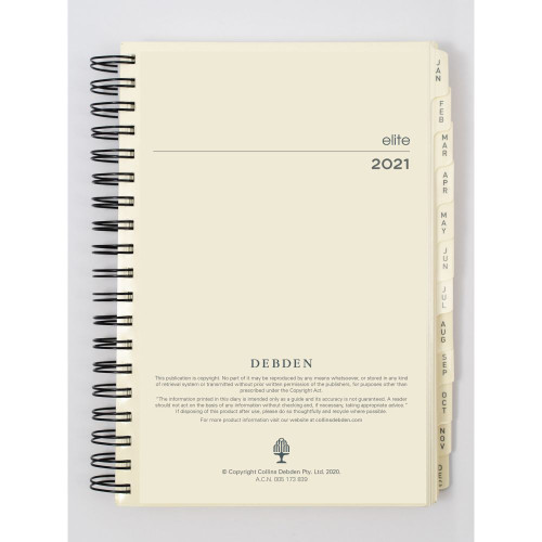 DEBDEN ELITE SERIES DIARIES A5 Refill 1 Day To Page (Suits #1100 Diary) (2026)