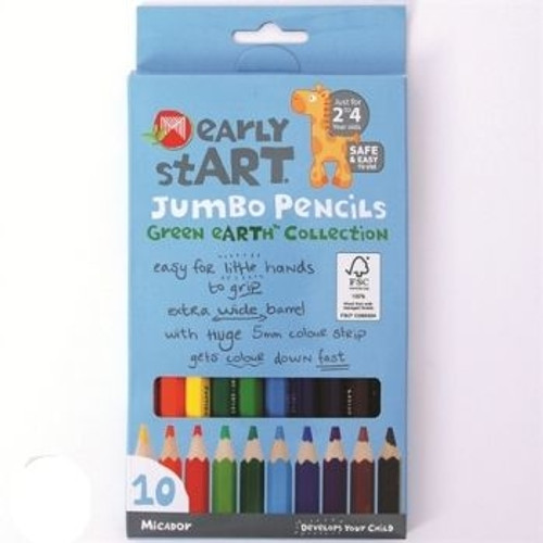 MICADOR EARLY START JUMBO PENCILS Assorted 10s