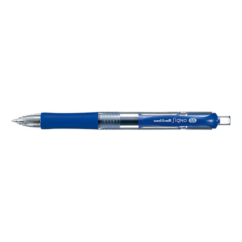UNIBALL UMN152 SIGNO RETRACTABLE GEL INK PEN 0.5mm Micro Blue Bx12