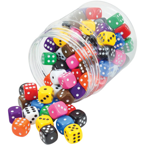 TFC Numbered Dice Jar of 100