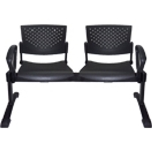 SPARROW PP BEAM CHAIR 2 Seater Beam with Black Legs, 1250mm Length