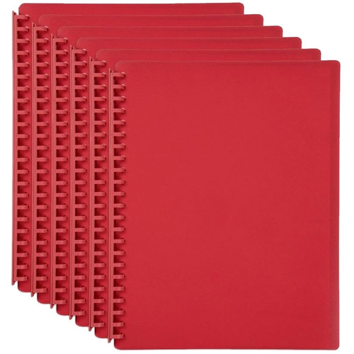 Refillable Display Book A4 20 Pocket - Red Spine & Cover (53936/ 53945/ 31800/ 100851939)