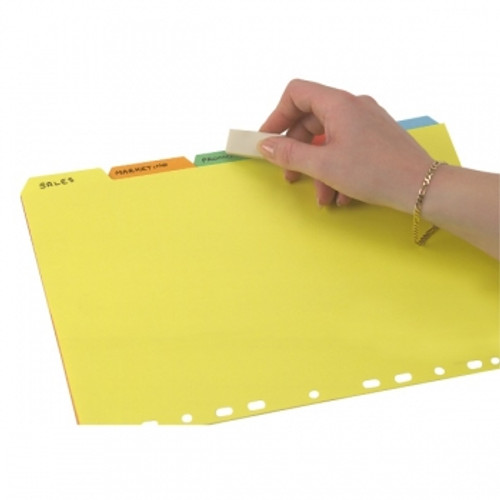 MARBIG MANILLA ERASABLE DIVIDERS A4 5 Tab Assorted