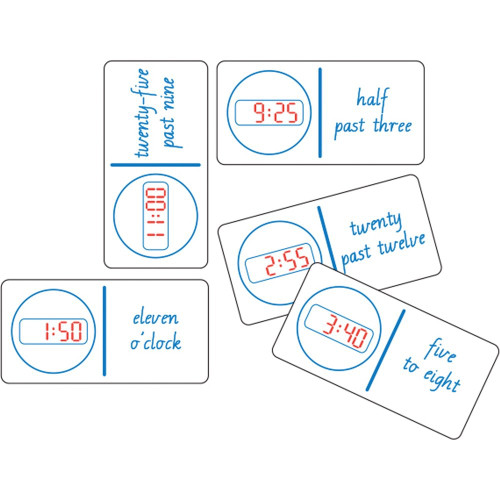 TFC Dominoes Game Clock Digital/Words