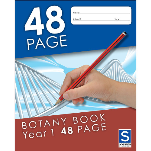 SOVEREIGN BOTANY BOOK Year 1 Ruled 225mm x 175mm 48 Page