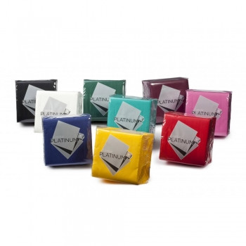 PLATINUM DINNER NAPKINS GT Fold 400mm x 400mm, Black,  Box of 1000