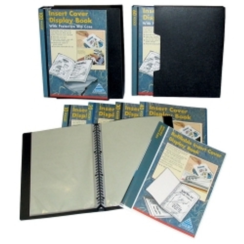 COLBY 245A REFILLABLE DISPLAY BOOK A4 Black 20 Page
