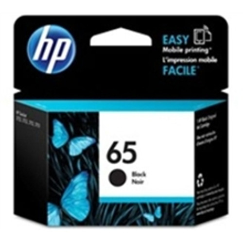 HP #65 ORIGINAL BLACK INK CARTRIDGE N9K02AA 120 PAGES Suits HP Deskjet 2620 / 2621 / 2623 / 2624 / 3720/ 3721 / 3723 / 3724 / 5020 / 5030 / 5032 / 5034 / 5075, HP AMP 120 / 125
