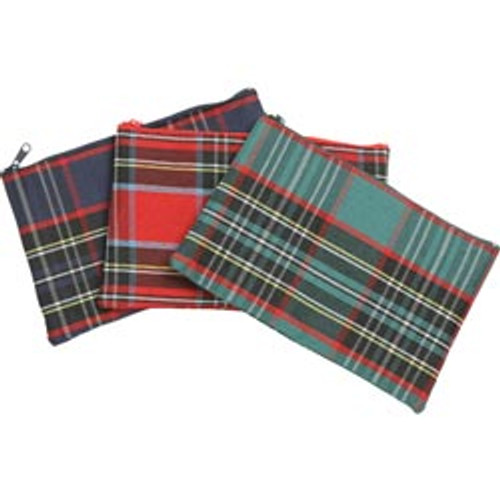 MARBIG TARTAN PENCIL CASE MEDIUM 215X125MM