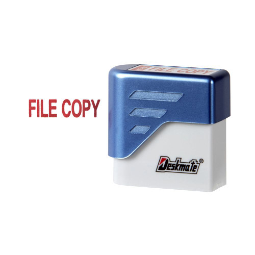 DESKMATE PRE INK STAMP FILE COPY Red F08