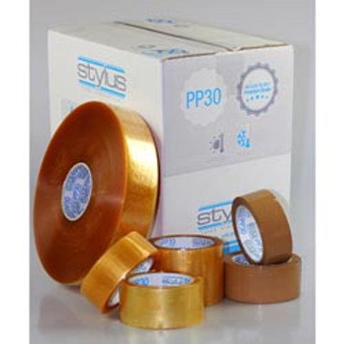 STYLUS PP30 PACKAGING TAPE Transparent 48mmx1000m 10 Cartons (6 rolls per CTN)