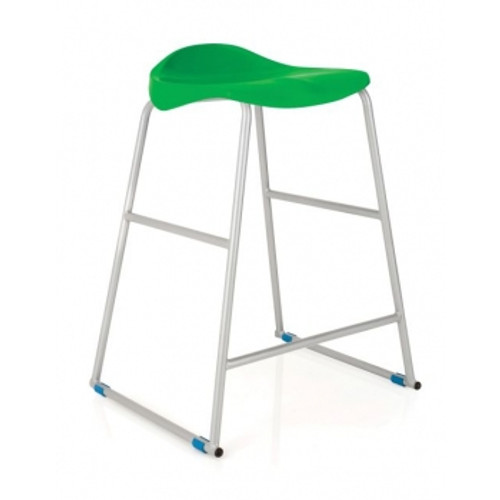 TRACT SCIENCE LABORATORY STOOL 550mm High Green