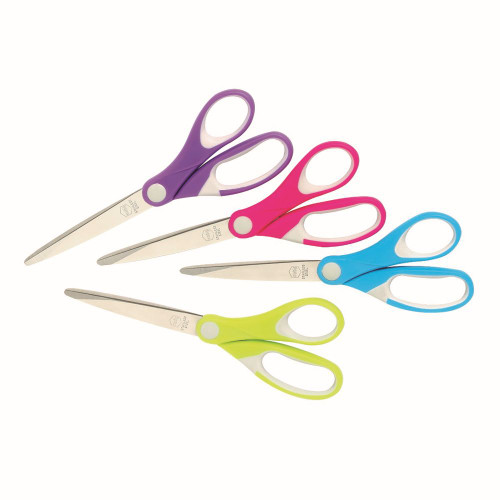 MARBIG COMFORT GRIP SCISSORS 210MM No 8 Assorted Colours (Each)