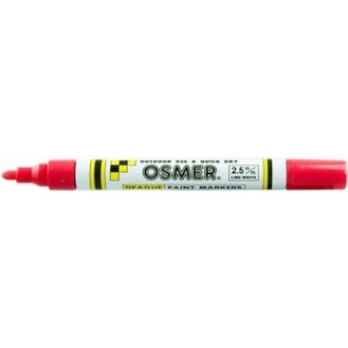 BROAD TIP OSMER PAINT MARKER 2.5mm - Red