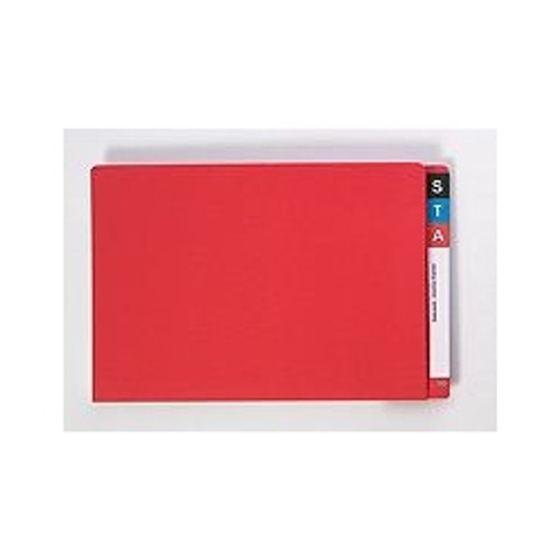 AVERY EXTRA HEAVY WEIGHT LATERAL FILES Foolscap Red, Bx100