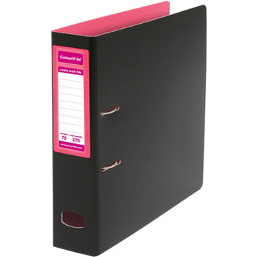 COLOURHIDE MIGHTY LEVER ARCH FILE MIGHTY FOAM PP A4 PINK