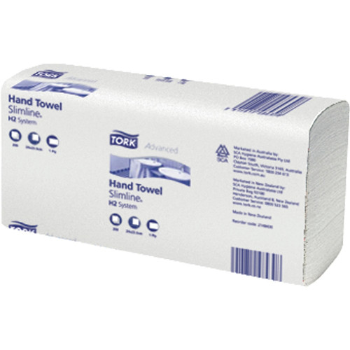 TORK MULTIFOLD HAND TOWELS Xpress Slimline 240x210mm 185s Carton of 21 (0148430)