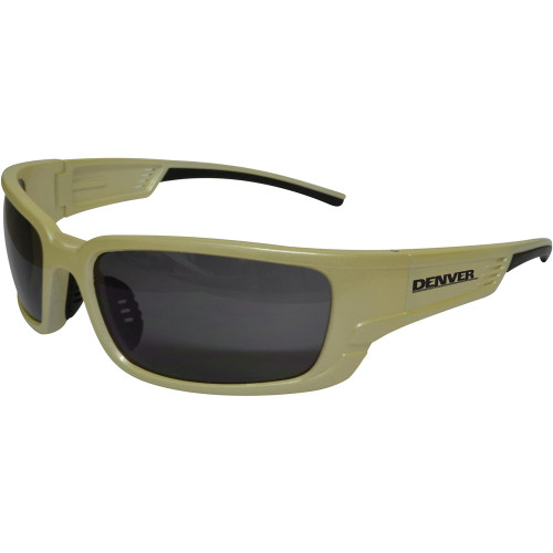 MAXISAFE DENVER SAFETY GLASSES Smoke Lens Pearl White Frame *** While Stocks Last - Please Enquire to Confirm Availability ***