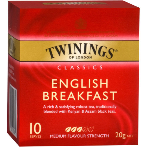 TWININGS TEA BAGS English Breakfast Pack Of 10