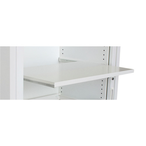 STEELCO REFERENCE SHELF Pull Out W1200 White Satin