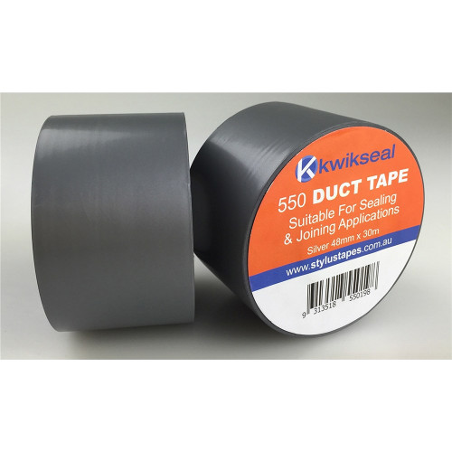 STYLUS 550 KWIKSEAL DUCT TAPE Silver 48mm x 30m