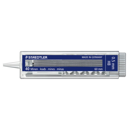 STAEDTLER MARS MICROGRAPH LEAD HB 0.5mm Tube40 255 05-HB