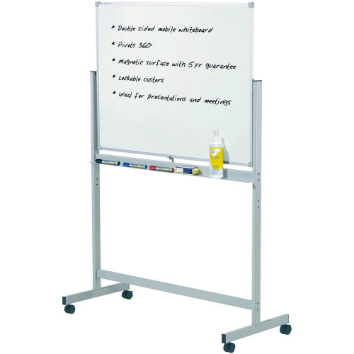 PENRITE PREMIUM WHITEBOARDS MOBILE Magnetic 1800x1200mm QTMWP181A