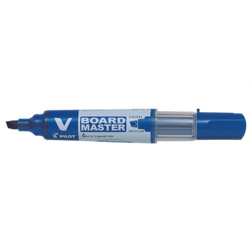 PILOT BEGREEN V WHITEBOARD MARKER Chisel Tip Blue, Bx10