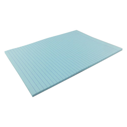 A4 50 SHEET PREMIUM BOND PAD RULED 2 SIDES - BLUE