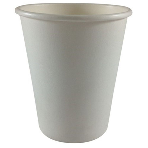 DISPOSABLE PAPER CUPS, 8OZ 227ML SINGLE WALL WHITE, BX1000 *** See also PWRIPPLE825 ***