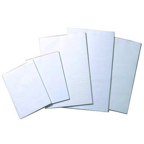 A5 80 SHEET NEWSPRINT OFFICE PAD PLAIN (KING SIZE JOTTER) 200 X 150MM (Replaced by NPM-NP1006)